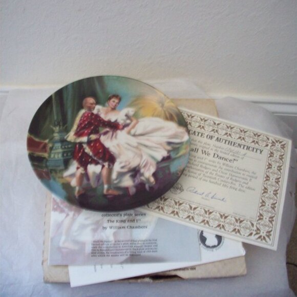 Bradford Exchange Shall We Dance Plate 85 w/papers - Picture 5 of 5